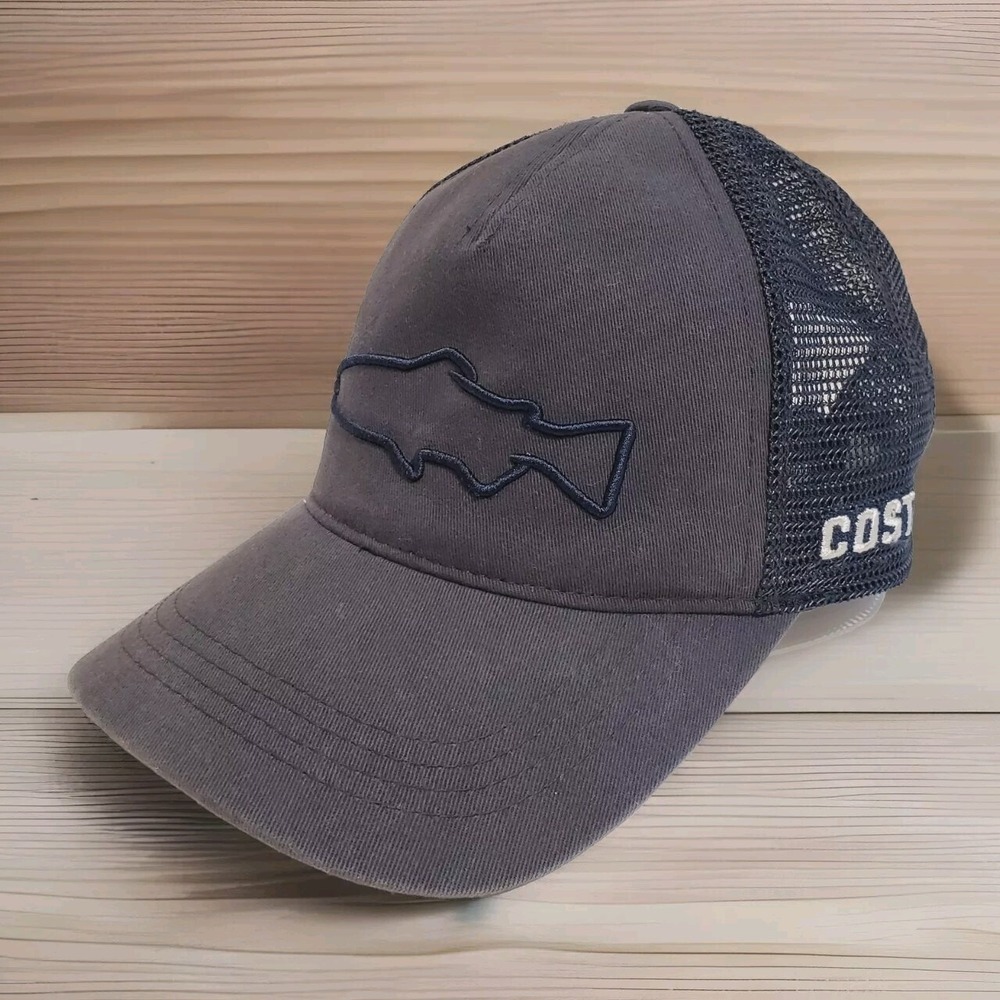 Blue COSTA Snapback Cap Redfish/Marlin Emblem Fishing Boating‎ Sporting Goods